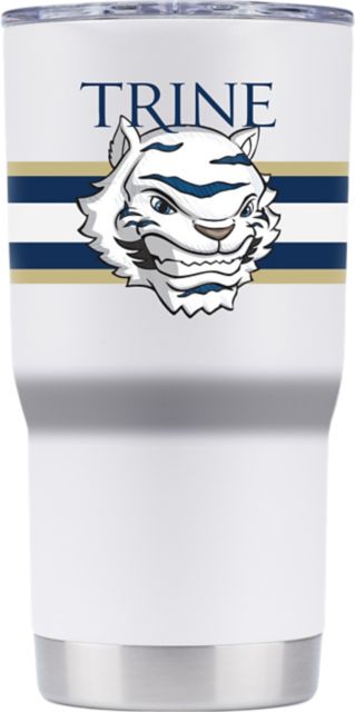 Trine University 20 oz. Vacuum Insulated Striped Tumbler