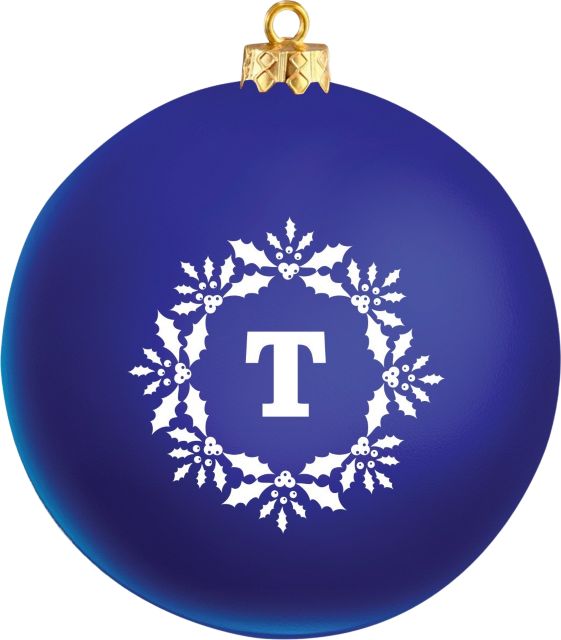 Trine University Round Shatterproof Ornament