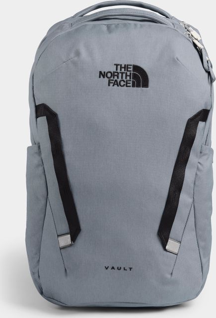 BKPK VAULT MID GRY HTR/TNF BLK