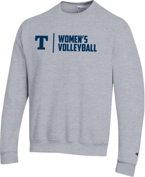Trine Champion Granite Heather Fleece Crew Womens Volleyball - ONLINE ONLY