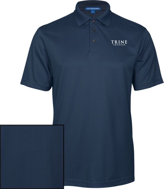 Trine Performance Fine Jacquard Polo Trine Thunder - ONLINE ONLY
