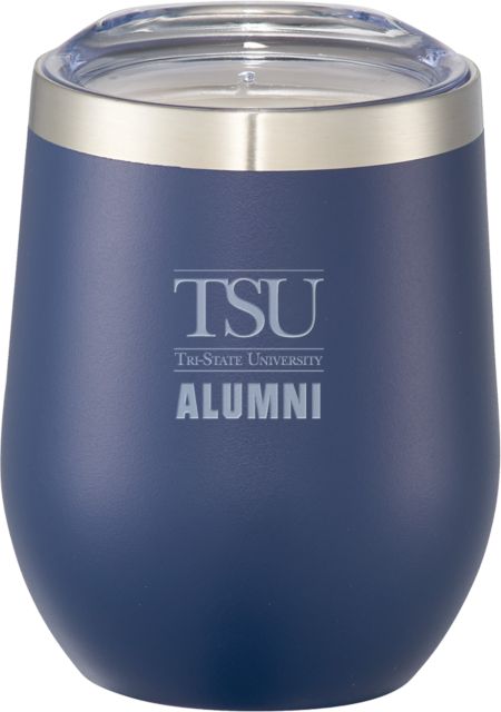 Trine Corzo Vacuum Insulated Navy Cup 12oz TSU Tri State University Alumni Engraved - ONLINE ONLY