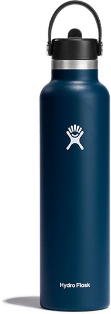 Hydro Flask Standard Mouth Water Bottle with Flex Straw Cap
