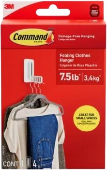 3M FOLDING CLOTHES HANGER
